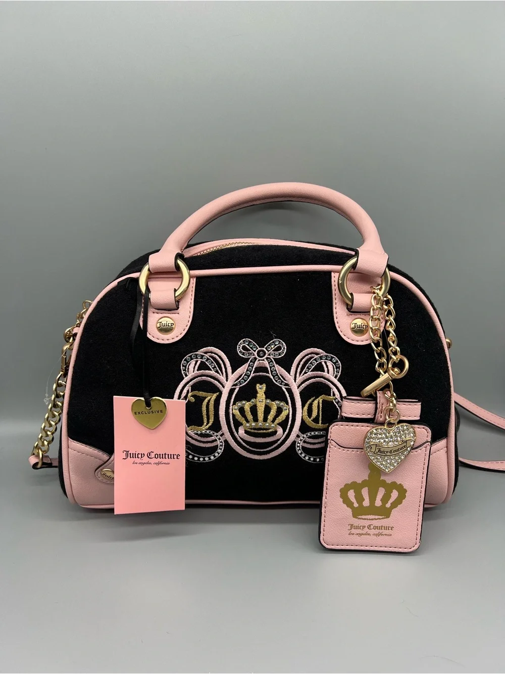 Juicy couture juicy lovers club bowler purse
